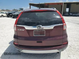 2015 Honda CR-V EX-L with VIN 2HKRM3H78FH546653, listed as a Copart auction lot 54391795 with 0 mi miles and Salvage Title. Bid and sale history available at carsss.com. Image 6.