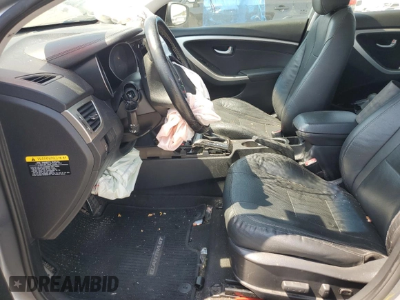 2014 Hyundai Elantra GT with VIN KMHD35LH5EU200326, listed as a Copart auction lot 61170234 with 0 mi miles and Salvage Title. Bid and sale history available at carsss.com. Image 7.