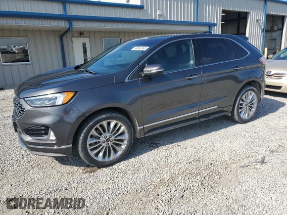 2020 Ford Edge Titanium with VIN 2FMPK4K98LBB14497, listed as a Copart auction lot 56352365 with 50,865 mi miles and Salvage title. Bid and sale history available at DreamBid. Image 1.