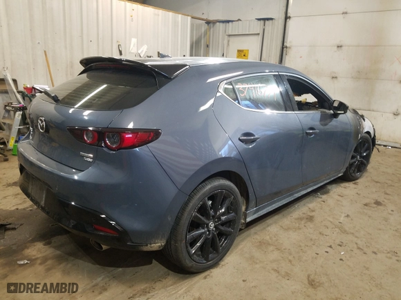 2021 Mazda Mazda3 Hatchback 2.5 Turbo Premium Plus with VIN JM1BPBNY9M1311103, listed as a Copart auction lot 37416771 with 0 mi miles. Bid and sale history available at carsss.com. Image 4.
