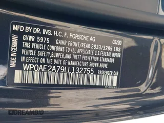 2020 Porsche Panamera 4 E-Hybrid z VIN WP0AE2A79LL132755, wystawiony jako IAAI lot #42040868 z przebiegiem 34 567 mil mil oraz . Historia ofert i sprzedaży dostępna na DreamBid. Obrazek 9.