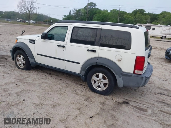 2007 Dodge Nitro SXT with VIN 1D8GT28K27W551689, listed as a IAAI auction lot 41914488 with 194,443 mi miles. Bid and sale history available at carsss.com. Image 3.