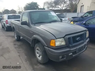 2005 Ford Ranger XL with VIN 1FTYR10U35PA63108, listed as a IAAI auction lot 41493348 with 160,120 mi miles. Bid and sale history available at carsss.com. Image 1.