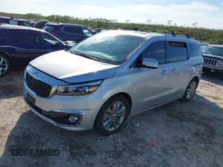 2018 Kia Sedona SX-L with VIN KNDME5C11J6366455, listed as a IAAI auction lot 40508393 with 1 mi miles. Bid and sale history available at carsss.com. Image 16.