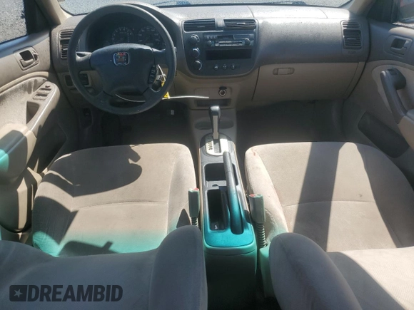 2001 Honda Civic LX with VIN JHMES16541S010074, listed as a Copart auction lot 73239894 with 173,988 mi miles and Salvage Title. Bid and sale history available at carsss.com. Image 8.