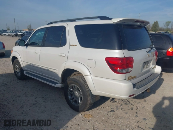 2007 Toyota Sequoia Limited with VIN 5TDBT48A87S286840, listed as a IAAI auction lot 42100819 with 304,590 mi miles and . Bid and sale history available at DreamBid. Image 3.