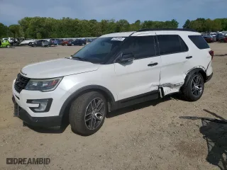 2016 Ford Explorer Sport with VIN 1FM5K8GT0GGB79264, listed as a Copart auction lot 53345945 with 148,680 mi miles and Salvage Title. Bid and sale history available at carsss.com. Image 1.