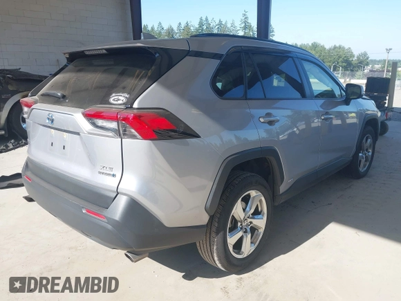 2021 Toyota RAV4 Hybrid LE with VIN JTMB6RFV1MD021212, listed as a IAAI auction lot 42770099 with 39,455 mi miles and . Bid and sale history available at DreamBid. Image 4.
