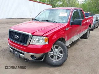 2007 Ford F-150 XLT with VIN 1FTPX14V07FA83135, listed as a IAAI auction lot 42065923 with 202,579 mi miles. Bid and sale history available at carsss.com. Image 2.