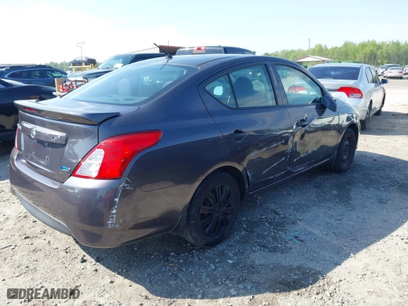 2015 Nissan Versa SV with VIN 3N1CN7AP4FL804691, listed as a IAAI auction lot 42023511 with 135,529 mi miles. Bid and sale history available at carsss.com. Image 4.