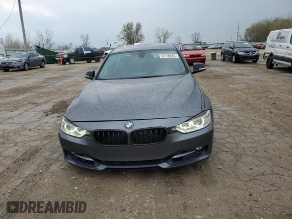 2013 BMW 3 Series 335i xDrive with VIN WBA3B9C59DF586989, listed as a Copart auction lot 52756845 with 120,785 mi miles and Salvage Title. Bid and sale history available at carsss.com. Image 5.