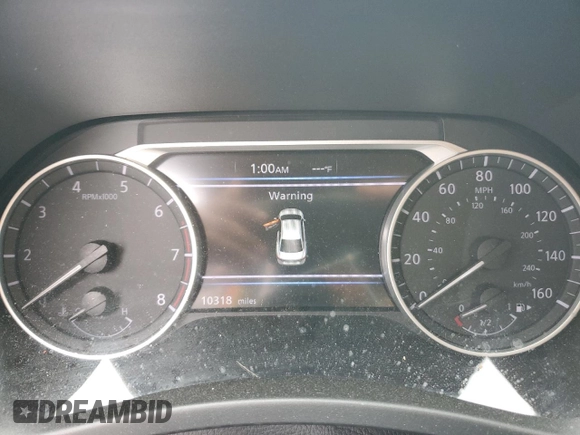 2024 Nissan Sentra SV with VIN 3N1AB8CV8RY321388, listed as a Copart auction lot 50821645 with 10,318 mi miles and Salvage Title. Bid and sale history available at DreamBid. Image 9.