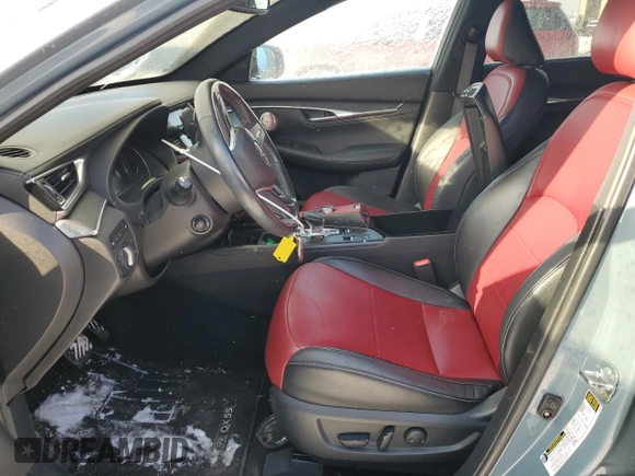 2022 Infiniti QX55 Sensory with VIN 3PCAJ5L35NF100575, listed as a Copart auction lot 88796385 with 18,122 mi miles and Clean title. Bid and sale history available at DreamBid. Image 7.