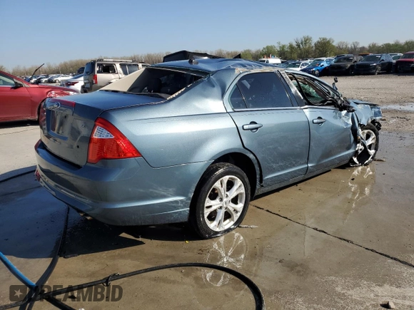 2012 Ford Fusion SE with VIN 3FAHP0HA0CR332350, listed as a Copart auction lot 51994095 with Not Provided miles and Salvage Title. Bid and sale history available at DreamBid. Image 3.