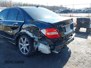 2012 Mercedes-Benz C-Class C 250 Sport with VIN WDDGF4HB9CR237960, listed as a IAAI auction lot 41816875 with 126,524 mi miles. Bid and sale history available at carsss.com. Image 6.