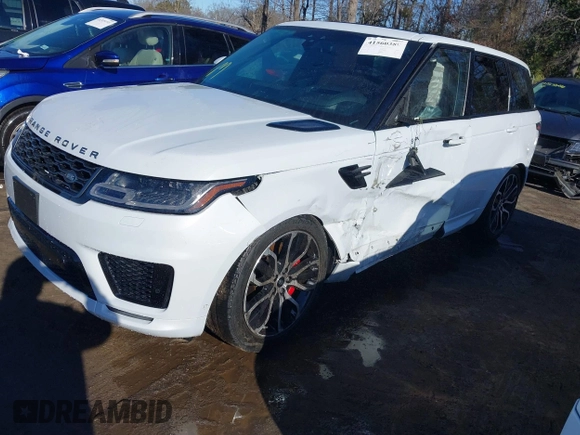 2021 Land Rover Range Rover Sport HSE Dynamic with VIN SALWR2SE4MA768271, listed as a IAAI auction lot 41560389 with 43,463 mi miles. Bid and sale history available at carsss.com. Image 2.