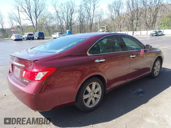 2008 Lexus ES 350 with VIN JTHBJ46G582255159, listed as a IAAI auction lot 42048577 with 205,472 mi miles. Bid and sale history available at carsss.com. Image 4.