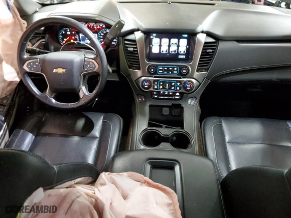 2019 Chevrolet Suburban LT with VIN 1GNSKHKCXKR272103, listed as a Copart auction lot 48343685 with 147,285 mi miles and Salvage Title. Bid and sale history available at carsss.com. Image 8.