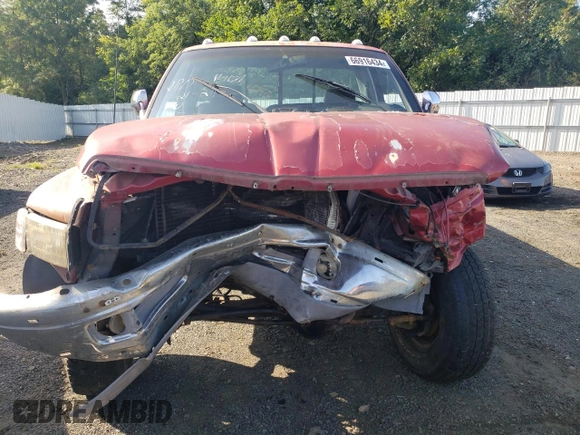 1997 Dodge 2500 with VIN 1B7KF26Z7VJ563055, listed as a Copart auction lot 66916434 with 235,006 mi miles and Salvage Title. Bid and sale history available at DreamBid. Image 5.
