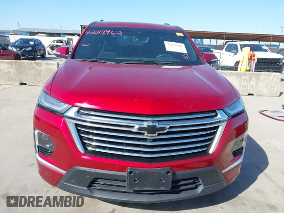 2023 Chevrolet Traverse Premier with VIN 1GNERKKW5PJ312139, listed as a IAAI auction lot 42018962 with 18,460 mi miles and . Bid and sale history available at DreamBid. Image 13.