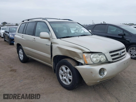 2003 Toyota Highlander z VIN JTEGF21A530074756, wystawiony jako IAAI lot #42044516 z przebiegiem 126 302 mil mil oraz . Historia ofert i sprzedaży dostępna na DreamBid. Obrazek 6.