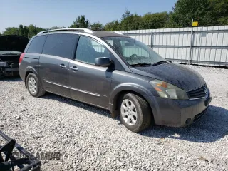 2008 Nissan Quest with VIN 5N1BV28U88N104890, listed as a Copart auction lot 74209344 with 250,748 mi miles and Salvage Title. Bid and sale history available at carsss.com. Image 4.