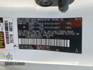2014 Toyota Sienna L with VIN 5TDZK3DC2ES500950, listed as a Copart auction lot 48524035 with 194,957 mi miles and Salvage Title. Bid and sale history available at carsss.com. Image 13.