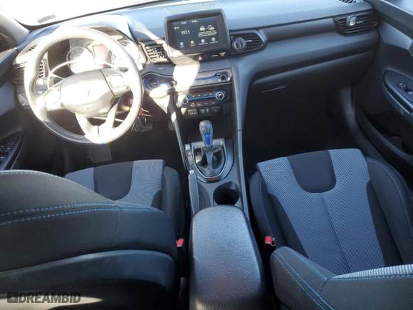 2019 Hyundai Veloster 2.0 with VIN KMHTG6AF6KU019853, listed as a Copart auction lot 46937605 with 84,405 mi miles and Salvage Title. Bid and sale history available at carsss.com. Image 8.