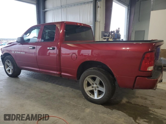 2012 Ram 1500 ST with VIN 1C6RD7FT1CS260574, listed as a Copart auction lot 55311215 with 152,399 mi miles and Clean title. Bid and sale history available at DreamBid. Image 2.