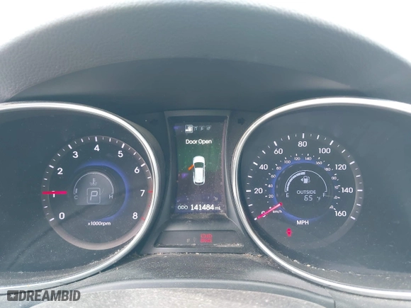 2013 Hyundai Santa Fe 2.0T Sport with VIN 5XYZUDLA3DG123041, listed as a IAAI auction lot 42004611 with 141,484 mi miles. Bid and sale history available at carsss.com. Image 7.