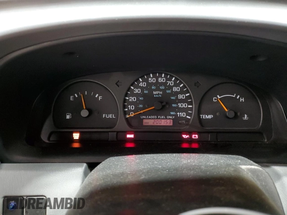 1998 Nissan Frontier with VIN 1N6DD26YXWC317075, listed as a Copart auction lot 85373104 with 200,153 mi miles and Clean title. Bid and sale history available at DreamBid. Image 9.
