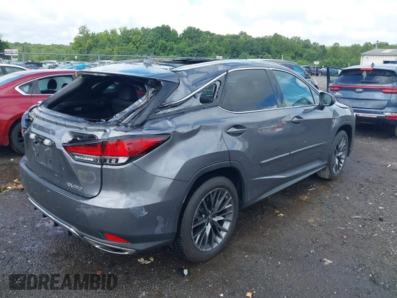 2021 Lexus RX 350 F Sport with VIN 2T2YZMDA4MC299745, listed as a IAAI auction lot 42639586 with 36,643 mi miles and . Bid and sale history available at DreamBid. Image 4.