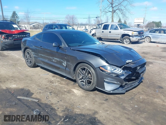 2020 Ford Mustang EcoBoost with VIN 1FA6P8TH4L5126297, listed as a IAAI auction lot 41867370 with 78,576 mi miles. Bid and sale history available at carsss.com. Image 1.