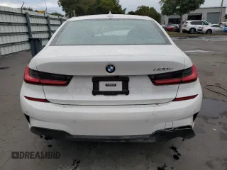 2021 BMW 3 Series 330e with VIN 3MW5P7J06M8B79274, listed as a Copart auction lot 89200865 with 28,381 mi miles and Salvage Title. Bid and sale history available at carsss.com. Image 6.