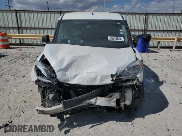 2016 Ram ProMaster City Cargo Tradesman with VIN ZFBERFAT1G6B00340, listed as a Copart auction lot 69649894 with 235,619 mi miles and Salvage Title. Bid and sale history available at DreamBid. Image 5.