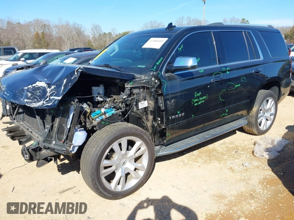 2020 Chevrolet Tahoe LTZ with VIN 1GNSCCKCXLR106732, listed as a IAAI auction lot 41486660 with Not provided miles and . Bid and sale history available at DreamBid. Image 2.