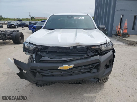 2024 Chevrolet Colorado 2WD Work Truck with VIN 1GCGSBEC4R1214049, listed as a Copart auction lot 50397185 with 8,029 mi miles and Salvage Title. Bid and sale history available at carsss.com. Image 5.