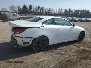 2010 Lexus IS with VIN JTHFE2C21A2503304, listed as a Copart auction lot 49051415 with 57,894 mi miles and Salvage Title. Bid and sale history available at carsss.com. Image 3.