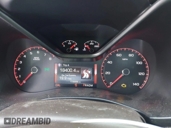 2015 GMC Canyon 4WD SLT with VIN 1GTG6CE39F1202730, listed as a IAAI auction lot 41510275 with 114,444 mi miles. Bid and sale history available at carsss.com. Image 7.