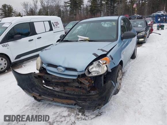 2008 Hyundai Accent GS with VIN KMHCM36C98U062601, listed as a IAAI auction lot 41565161 with 148,281 mi miles. Bid and sale history available at carsss.com. Image 6.