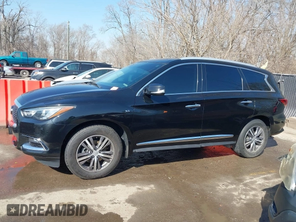 2017 Infiniti QX60 with VIN 5N1DL0MN7HC561106, listed as a IAAI auction lot 41768919 with 112,377 mi miles. Bid and sale history available at carsss.com. Image 14.