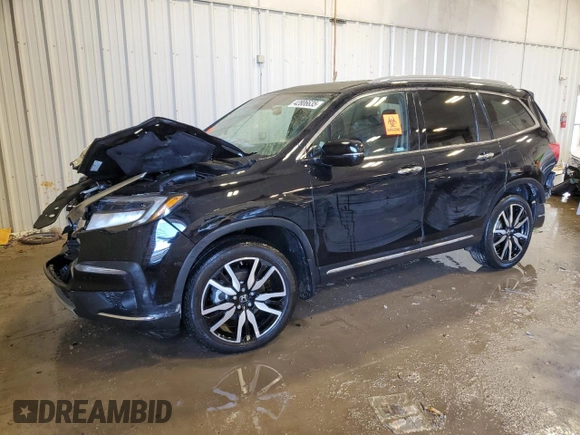 2022 Honda Pilot Touring 7-Passenger with VIN 5FNYF6H63NB022810, listed as a Copart auction lot 42806635 with 0 mi miles and Salvage Title. Bid and sale history available at carsss.com. Image 1.