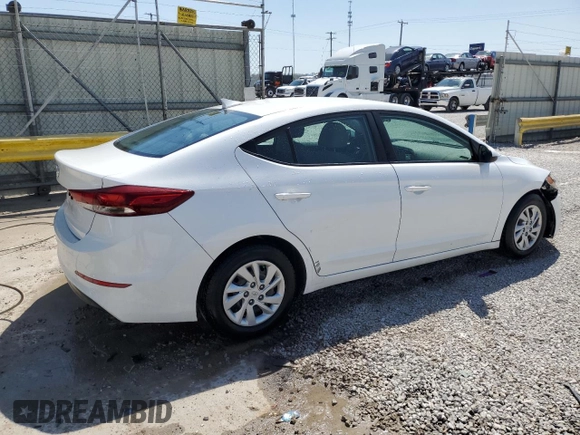 2017 Hyundai Elantra SE with VIN 5NPD74LF4HH136716, listed as a Copart auction lot 53873635 with 103,092 mi miles and Salvage Title. Bid and sale history available at DreamBid. Image 3.