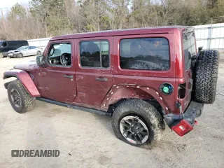 2021 Jeep Wrangler Unlimited Rubicon with VIN 1C4JJXFM1MW684094, listed as a Copart auction lot 88684435 with 35,686 mi miles and Salvage Title. Bid and sale history available at carsss.com. Image 2.