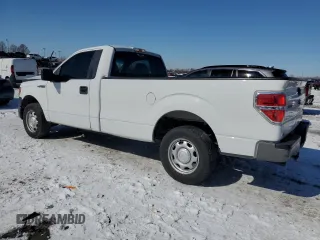 2013 Ford F-150 XL with VIN 1FTMF1CM2DKG48843, listed as a Copart auction lot 45864325 with 154,763 mi miles and Salvage Title. Bid and sale history available at carsss.com. Image 2.