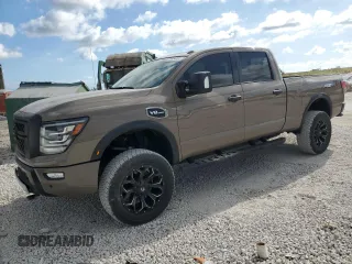 2021 Nissan Titan XD SV with VIN 1N6AA1FB4MN522054, listed as a Copart auction lot 83884484 with 36,789 mi miles and Salvage Title. Bid and sale history available at carsss.com. Image 1.