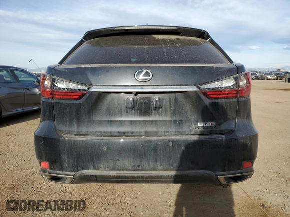 2022 Lexus RX 350 with VIN 2T2HZMDA4NC335287, listed as a Copart auction lot 49436285 with 41,411 mi miles and Salvage Title. Bid and sale history available at DreamBid. Image 6.