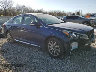 2017 Hyundai Sonata Sport with VIN 5NPE34AF8HH469178, listed as a Copart auction lot 48512795 with 97,987 mi miles and Salvage Title. Bid and sale history available at DreamBid. Image 4.