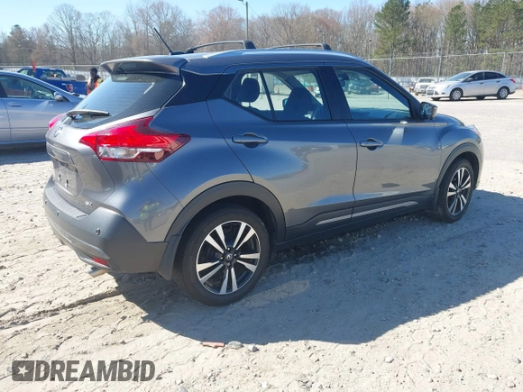 2020 Nissan Kicks SR with VIN 3N1CP5DV7LL514840, listed as a IAAI auction lot 41818362 with 77,891 mi miles. Bid and sale history available at carsss.com. Image 4.