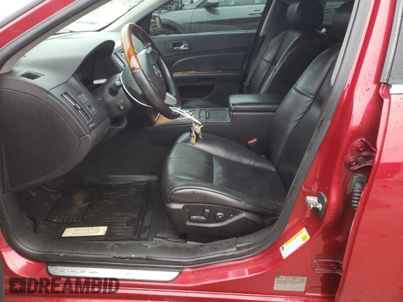 2008 Cadillac STS with VIN 1G6DC67A380206020, listed as a Copart auction lot 43190895 with 150,112 mi miles and Salvage Title. Bid and sale history available at carsss.com. Image 7.